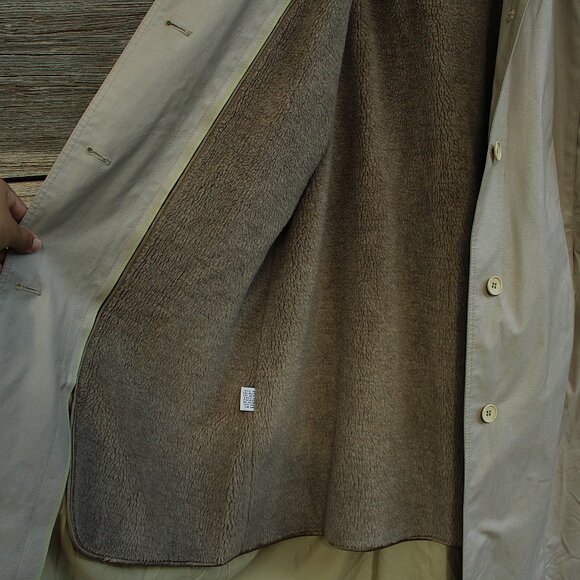 'London Fog' VINTAGE cotton tan size 10 weather wear trench coat - Picture 4 of 11